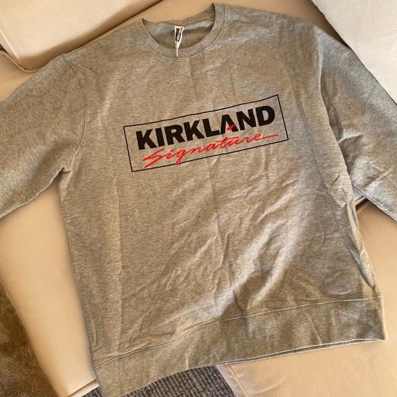 Costco Kirkland signature unisex sweater grey - Picture 1 of 4